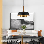 18.8 inch pendant light black kitchen light metal island light