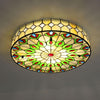 20inch vintage chandeliers light green, blue, red kitchen light glass ceiling light