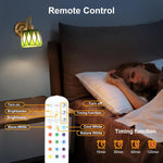 Led bedroom light green checker wall light glass hallway light