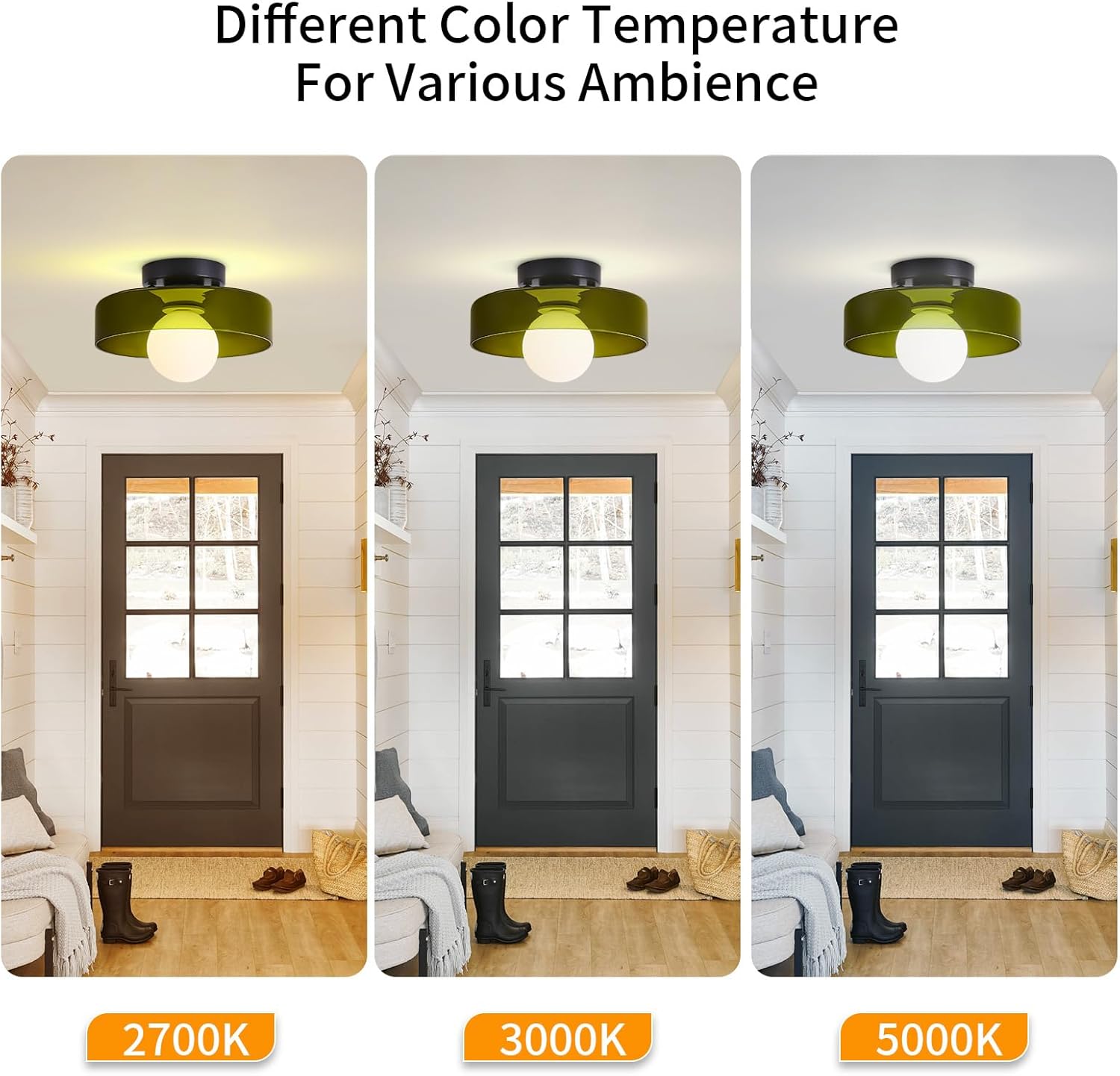 Modern dining room light dark green kitchen light glass ceiling light