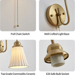 2 pack wall light brass kitchen light ceramic,metal bedroom light