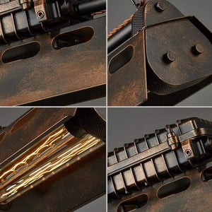 4 lights fixture light retro color chandelier light metal pendant light