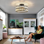 3-light chandelier light black bedroom light metal,crystal kitchen light