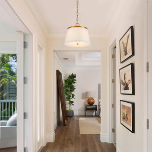 3-light pendant light white chandelier light brass hallway light