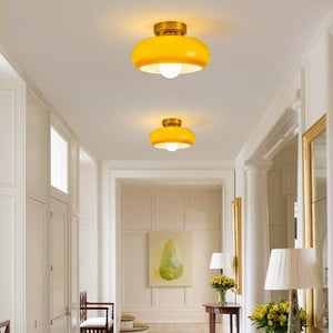 11.02 inch bedroom light brown ceiling light glass kitchen light