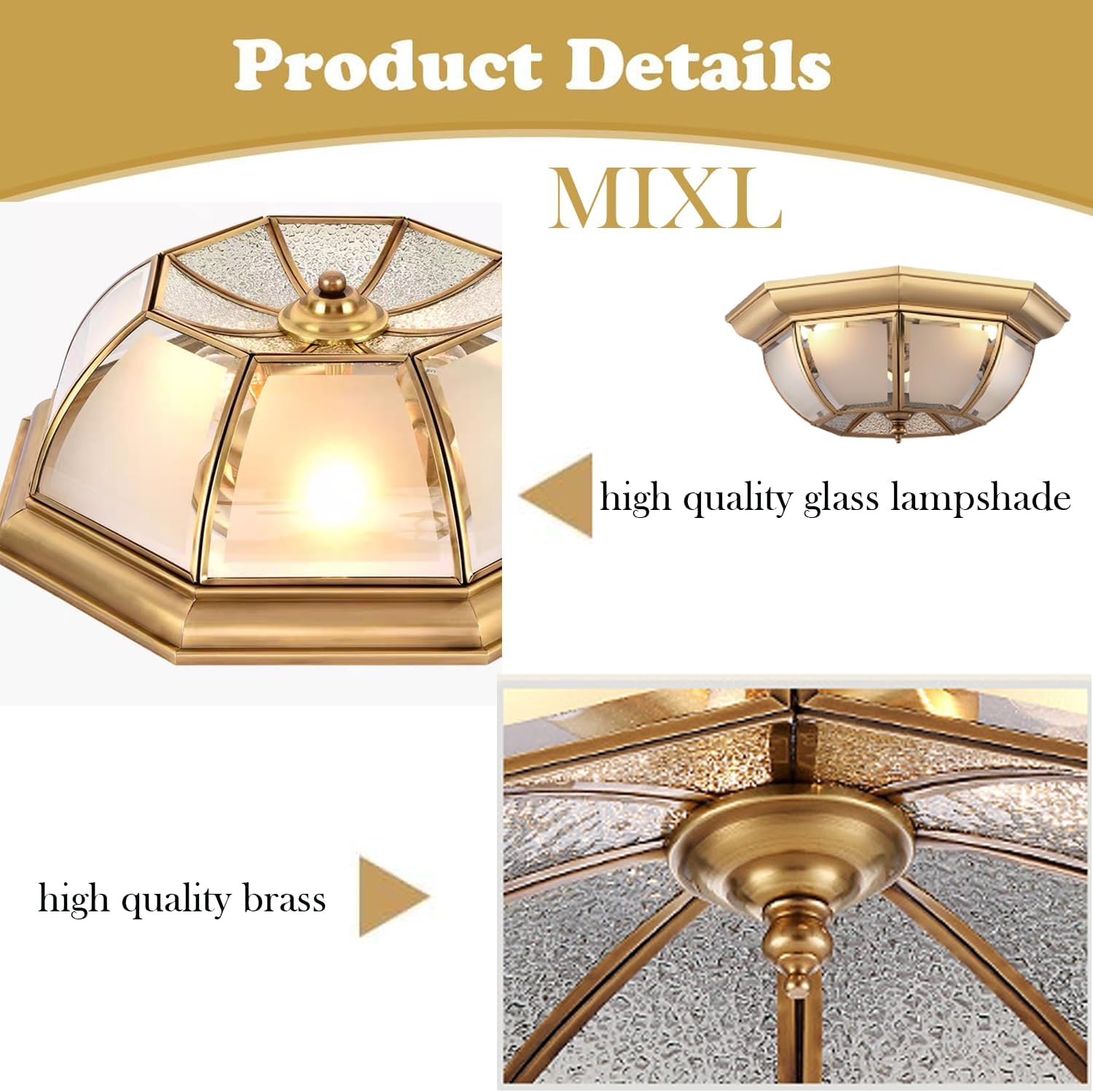 Led porch light brass hallway light modern ceiling light