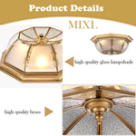 Led porch light brass hallway light modern ceiling light