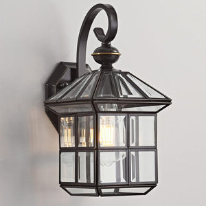 13.4 inch wall lights bronze mount light glass, copper porch light