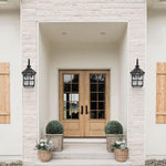 13.4 inch wall lights bronze mount light glass, copper porch light