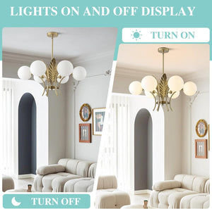 6 light chandelier light white pendant light flush metal mount light