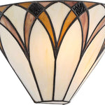 Tiffany wall light yellow bathroom light metal hallway light