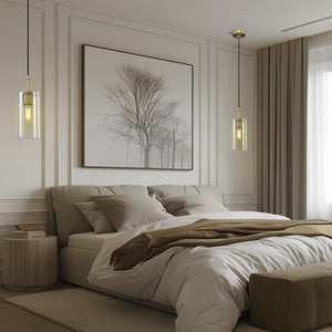Modern pendant light brass island sink light brass glass hallway light