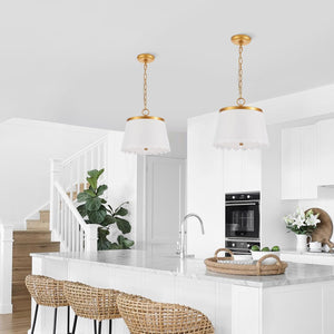 3-light pendant light white chandelier light brass hallway light