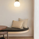 Modern mounted light antique brass vanity light glass, metal wall light