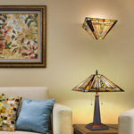 1 light wall light brown muted light glass hallway light