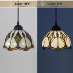 Tiffany pendant light black hanging lamp glass ceiling light