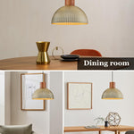 12 inch hanging lamp brushed brass pendant light metal hallway light