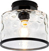 Industrial ceiling light black porch light glass, metal kitchen light