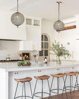 1-light chandelier light gold bedoom light iron,crystal pendant light