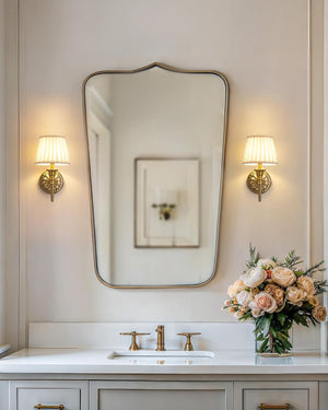 2 pack wall light  gold, beige hallway light metal, fabric bedroom light