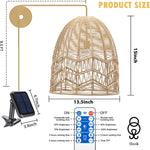Dimmable hanging light matte pendant light plastic rattan lantern light