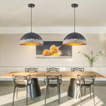15.75" dome pendant light destressed bedroom light metal hallway light