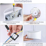 LED bedroom light white living room light aluminum wall light