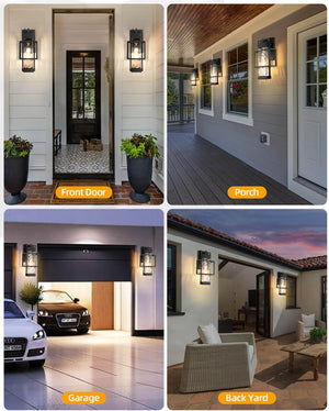 15 inch wall lights black patio light metal porch light