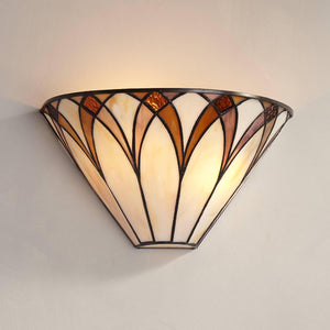 Tiffany wall light yellow bathroom light metal hallway light