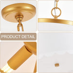 3-light pendant light white chandelier light brass hallway light