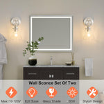 1 pack vanity light nickel wall light glass,metal kitchen light