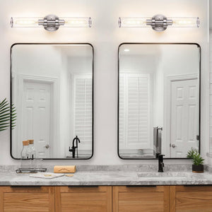 2 light vanity light nickel hallway light glass, metal wall light