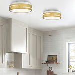2-light hallway light gold ceiling light glass kitchen light