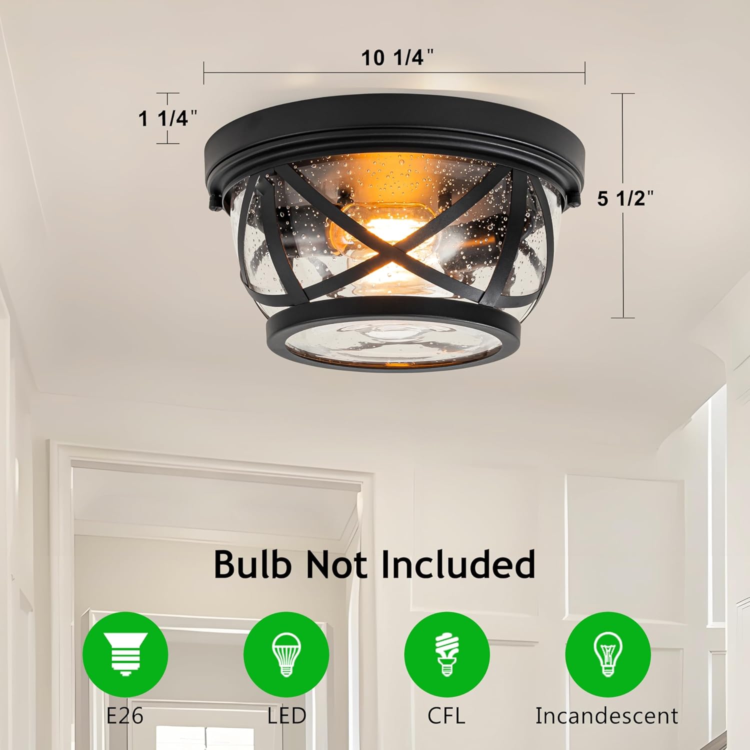 2-light modern hallway light black ceiling light glass,metal kitchen light