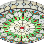 20inch vintage chandeliers light green, blue, red kitchen light glass ceiling light