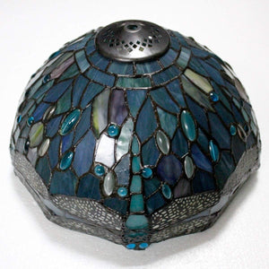 12 inch ceiling light sea blue mount lamp glass,iron bedroom light
