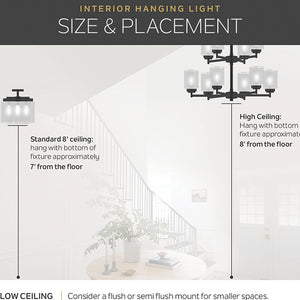 Pendant light brushed nickle mini bell light alloy steel, glass seeded light