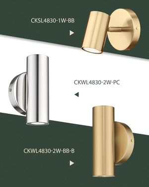2-light wall light gold bedroom light metal corridor light
