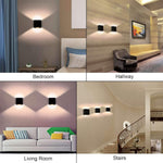 Led hallway light black wall light aluminum kitchen light