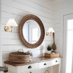 Sets of 2 fixtures light gold wall light metal, acrylic vanity light