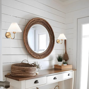 Sets of 2 fixtures light gold wall light metal, acrylic vanity light