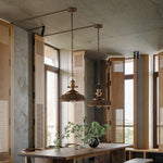 14.2 Inch dome porch light bronze pendant light metal hallway light