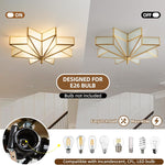 19.5 inch ceiling light gold kitchen light brass interior light