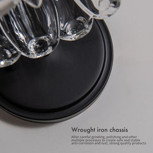 1-light wall light black bathroom light glass porch light