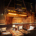 4 lights fixture light retro color chandelier light metal pendant light