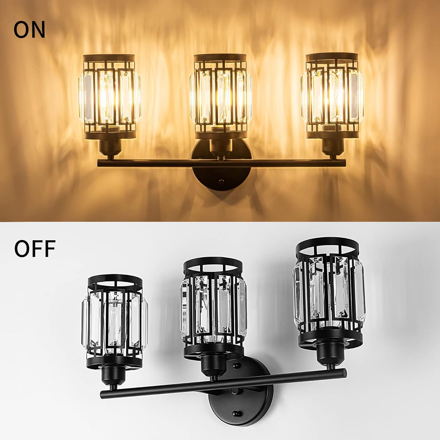 Farmhouse wall light black vanity light steel&metal hallway light