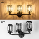 Farmhouse wall light black vanity light steel&metal hallway light