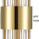 2-light wall light gold vanity light stainless steel bathroom light