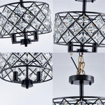 3 lights ceiling light black chandelier light metal kitchen light