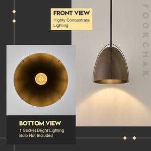 10in dome kitchen light wood black fixture light metal pendant light